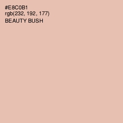 #E8C0B1 - Beauty Bush Color Image